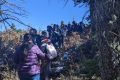 Sam Beard leads a hike to Capulin Peak