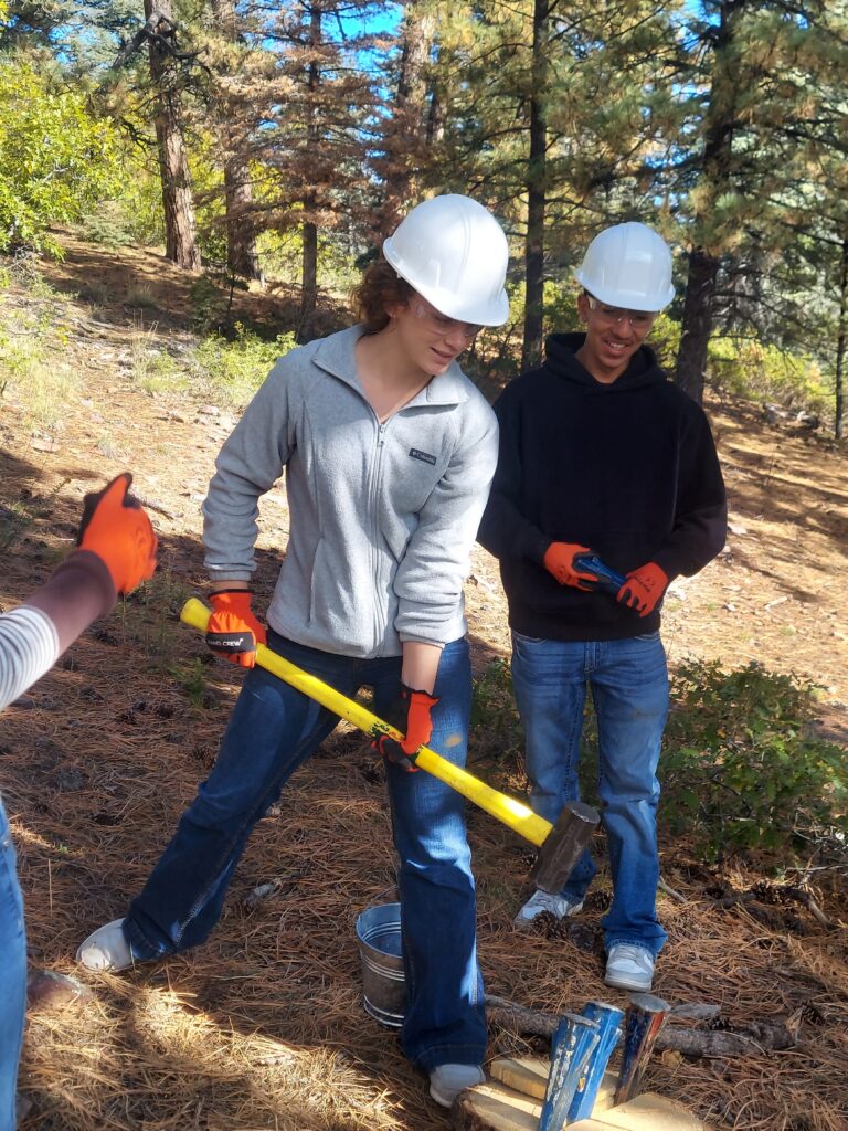 20261007 0953 Rene Female student splitting log